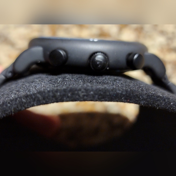 Emporio Armani Men's Black Stainless Steel Watch - Picture 7 of 12